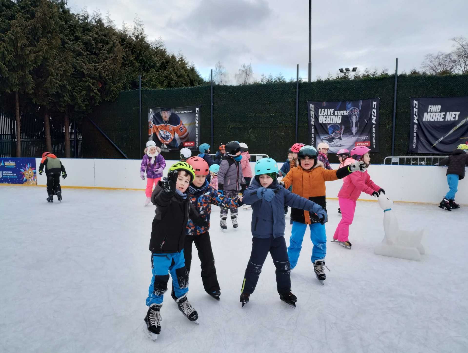 Místo tělocvičny na led