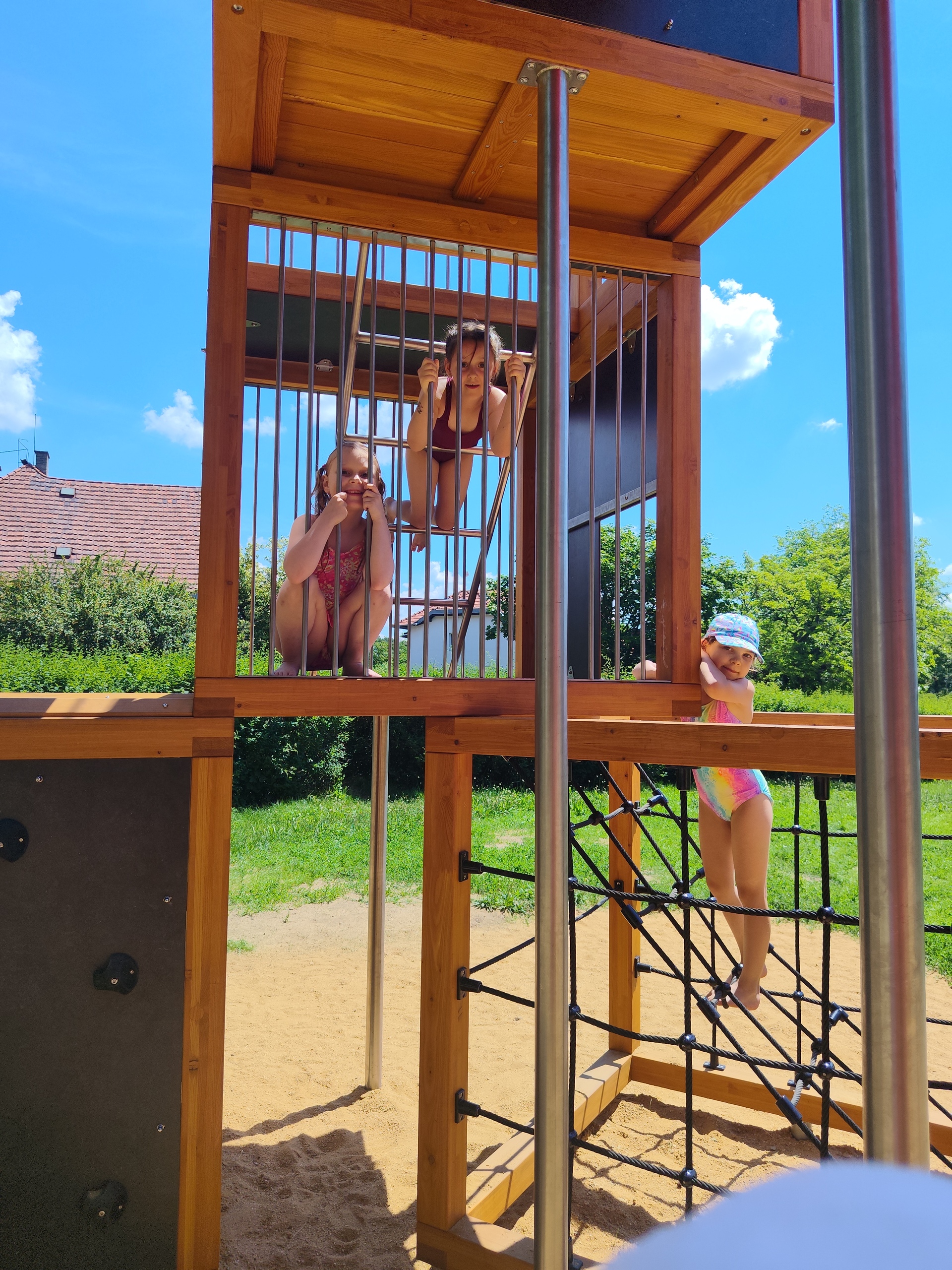 Společné ochlazení v parném červnovém dni